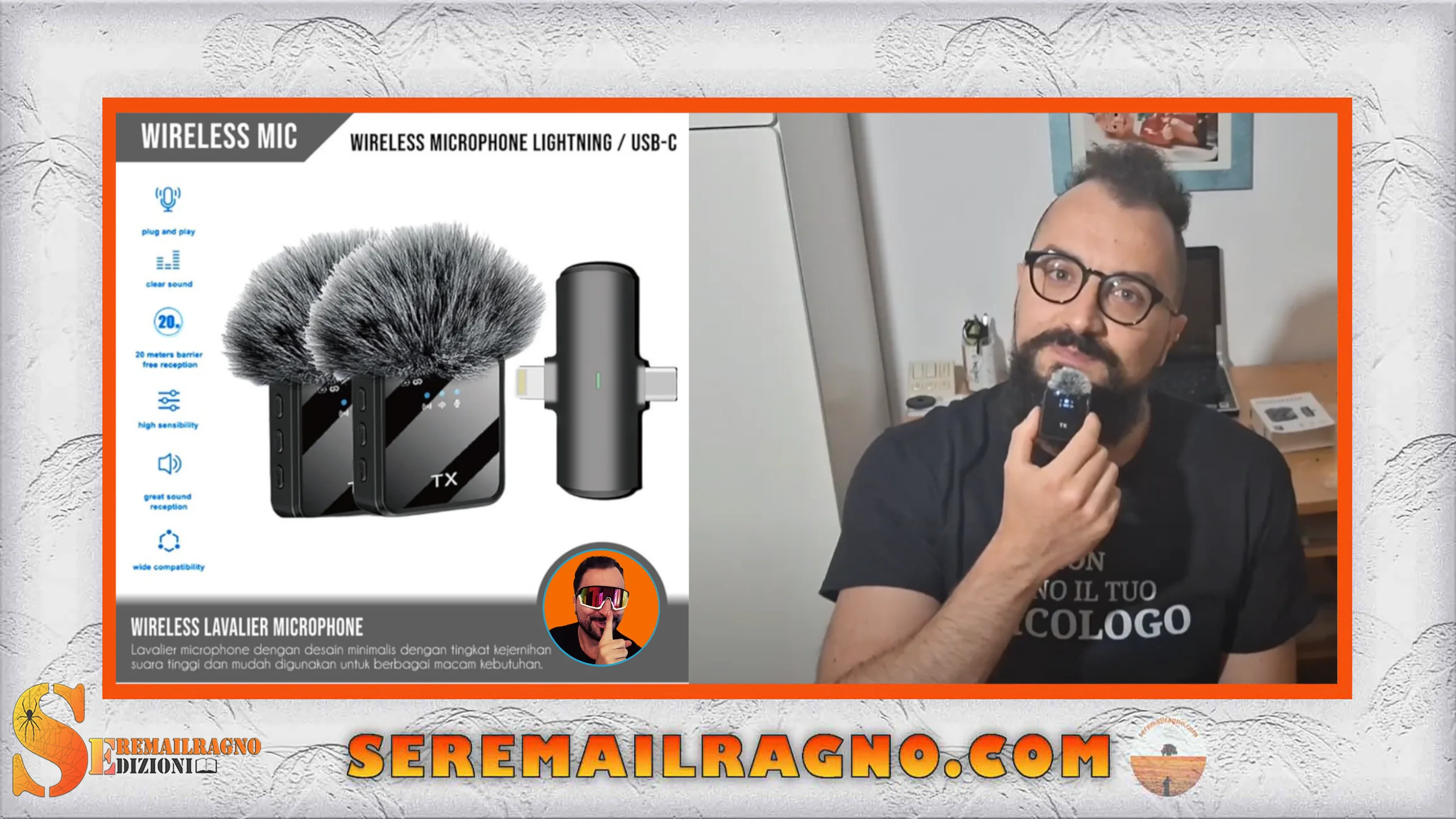 Wireless Microphone Lavalier F15