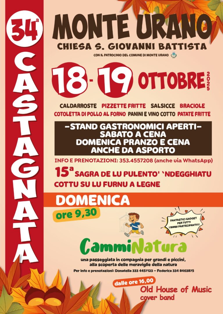 Castagnata Monte Urano 2025