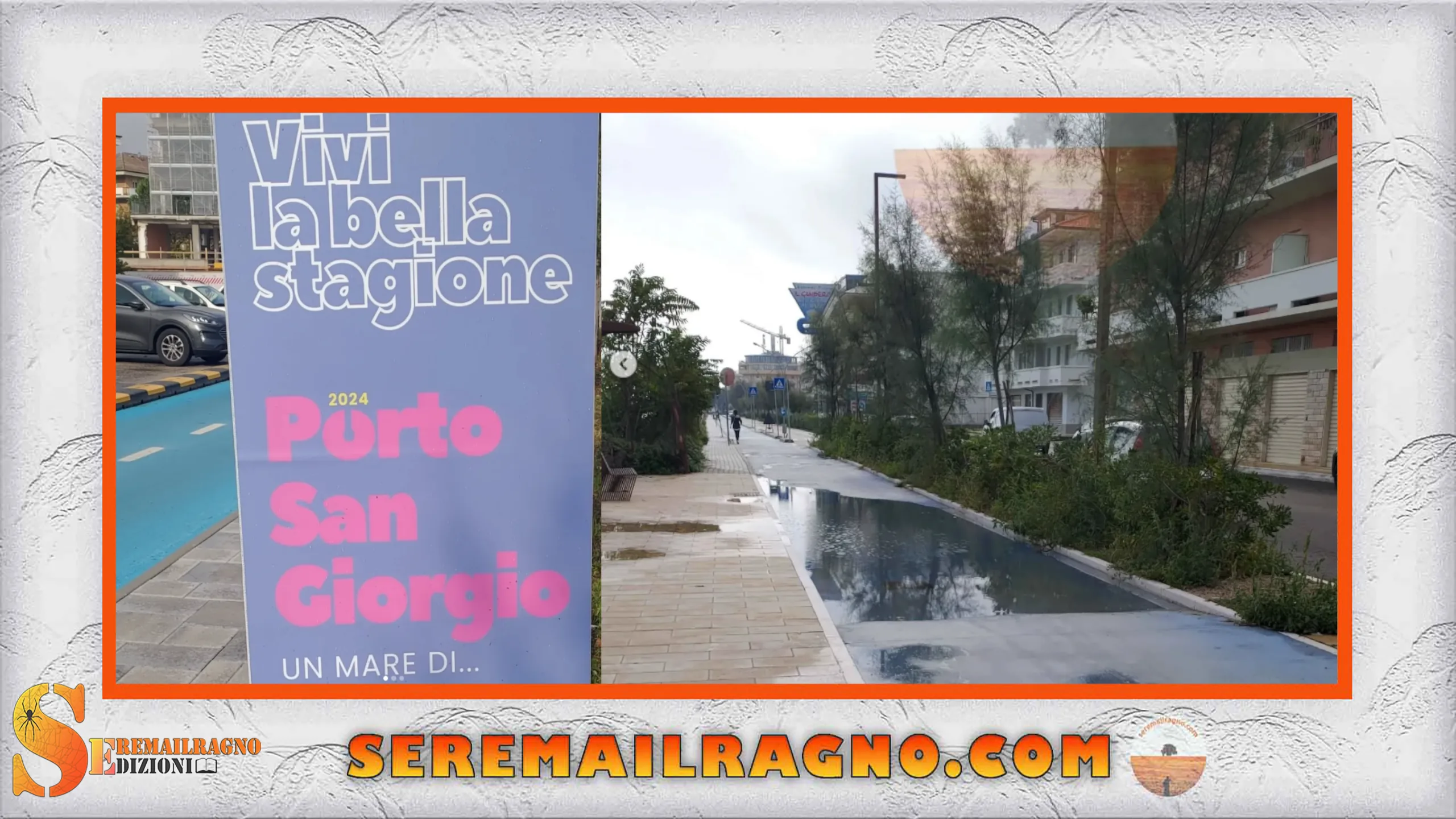 Ciclabile allagata Porto San Giorgio