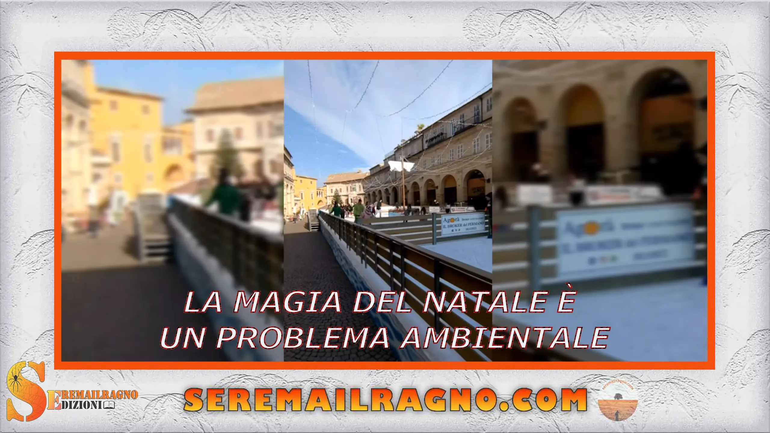 Pista di pattinaggio sul ghiaccio a Fermo